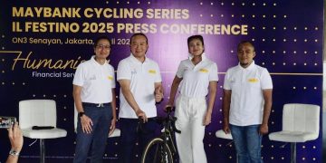 Konferensi pers Maybank Cycling Series Il Festino 2025, di Jakarta, Selasa, 8 Juli 2025