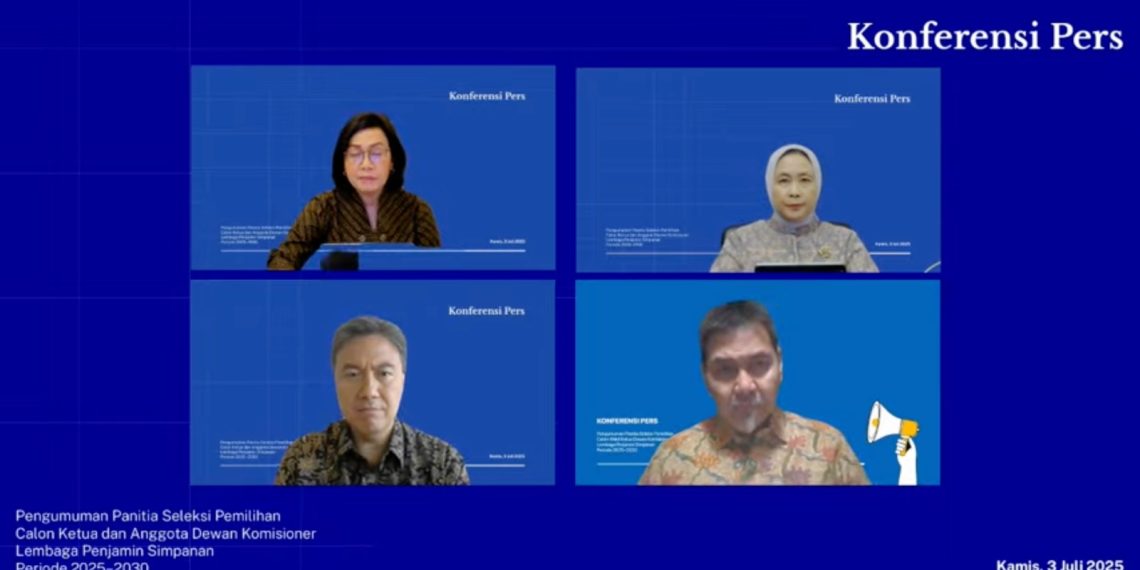 konferensi pers Pengumuman Pansel Pemilihan Calon Ketua dan Anggota ADK LPS 2025-2030