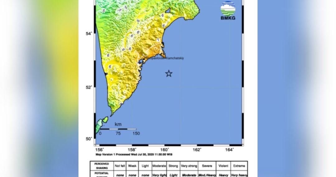 Dampak Gempa di Rusia, 10 wilayah RI berpotensi tsunami