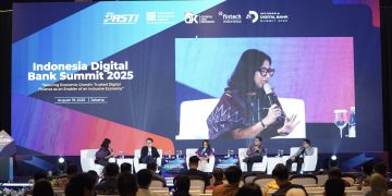 Panel diskusi “The Great Enabler: Digital Finance Solutions for Real Sector Transformation” di IDBS 2025 menghadirkan pemimpin industri membahas strategi kolaboratif mendorong UMKM, memperkuat ekosistem digital, dan mendukung pertumbuhan ekonomi nasional.