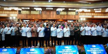 Menkop Budi Arie Setiadi dalam Rapat Koordinasi (Rakor) Guna Mendukung Program Prioritas Nasional di Surabaya, Kamis (21/8).