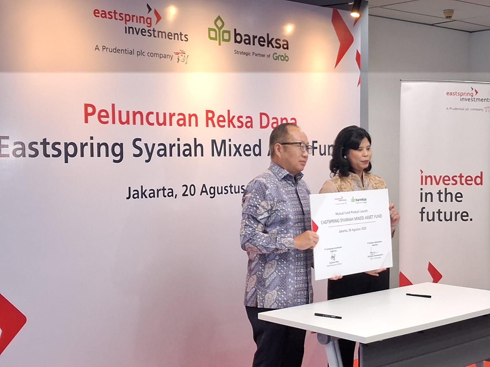Peluncuran reksa dana Eastspring Syariah Mixed Asset Fund.