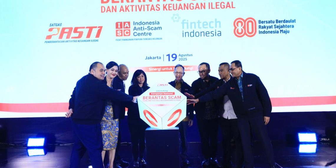 Peluncuran Kampanye Nasional Berantas Scam dan Aktivitas Keuangan Ilegal.