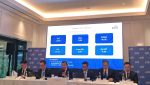 CEO Citi Indonesia, Batara Sianturi (tiga dari kiri) dalam Paparan Kinerja, di Jakarta, Selasa, 19 Agustus 2025.