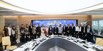 Menkomdigi Meutya Hafid, Wamenkomdigi Nezar Patria, dan jajaran pimpinan Kemkomdigi menerima perwakilan Prospera di Kantor Kementerian Komdigi, Jakarta, Jumat (01/08/2025). Foto: Komdigi