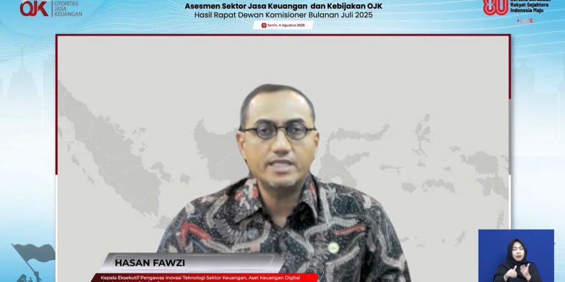 Kepala Eksekutif Pengawas Inovasi Teknologi Sektor Keuangan, Aset Keuangan Digital, dan Aset Kripto (IAKD) OJK, Hasan Fawzi.