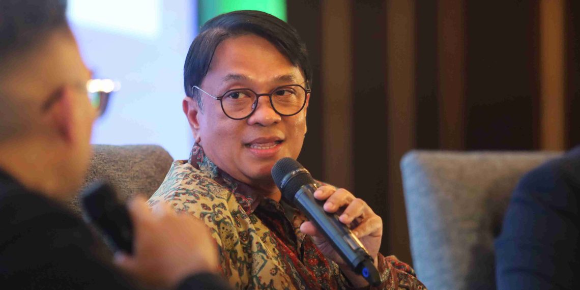 Head of Sharia Consumer CIMB Niaga, Bung Aldilla dalam acara Growth Summit 2025 yang digelar Moengage dan Infobank Digital di Grand Ballroom Hotel Kempinski, Jakarta, Kamis, 7 Agustus 2025.