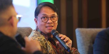Head of Sharia Consumer CIMB Niaga, Bung Aldilla dalam acara Growth Summit 2025 yang digelar Moengage dan Infobank Digital di Grand Ballroom Hotel Kempinski, Jakarta, Kamis, 7 Agustus 2025.