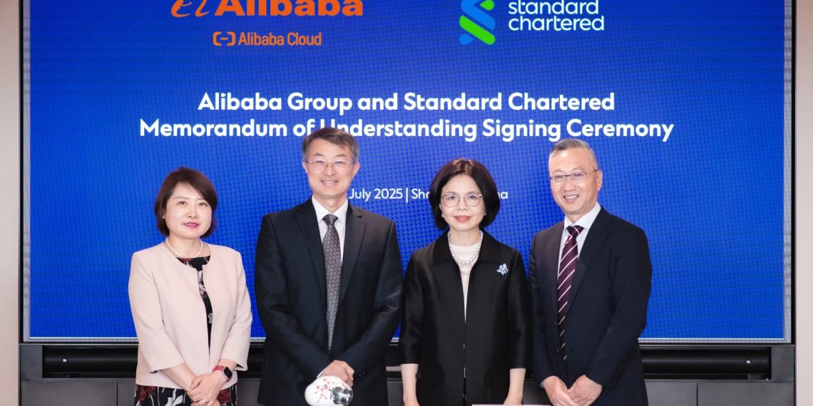 Standard Chartered gandeng Alibaba untuk mengoptimalisasi operasional bisnis dan customer experience lewat AI. (Foto: Istimewa)