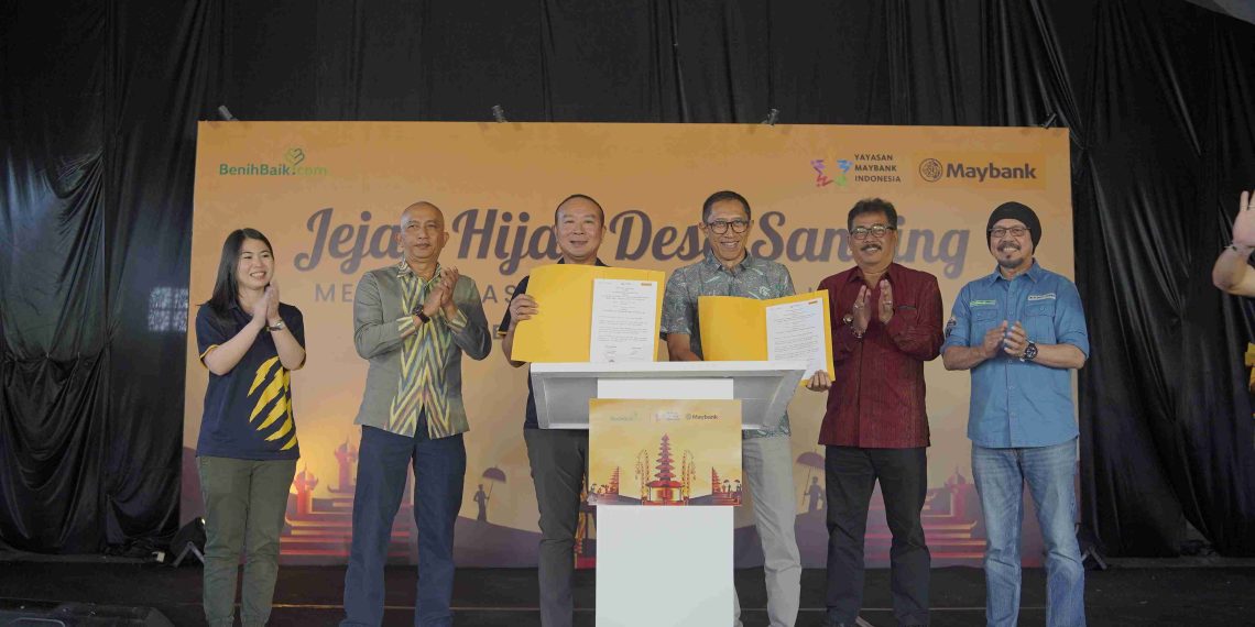 Penandatanganan nota kesepahaman atas dukungan terhadap Inisiatif Bali Emisi Nol Bersih 2045.
