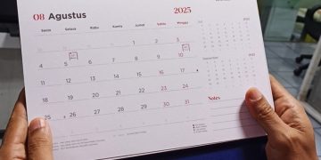 Kalender bulan Agustus