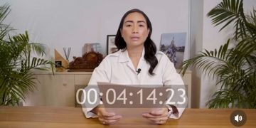 Tangkapan layar video pengunduran diri