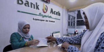 Ilustrasi pelayanan Bank Aceh Syariah
