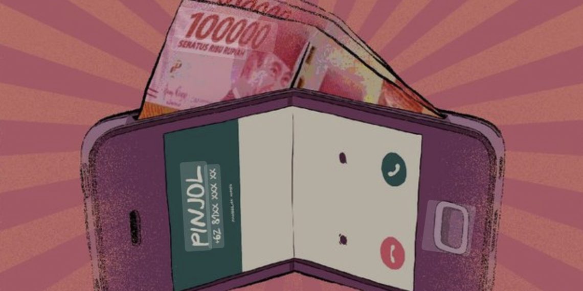 Ilustrasi iklan pinjol ilegal