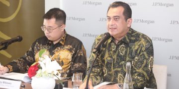 CEO & Senior Country Officer J.P. Morgan Indonesia Gioshia Ralie (kanan) Foto : Erman Subekti