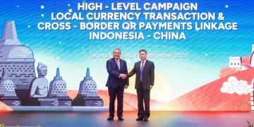 Pertemuan Gubernur Bank Indonesia Perry Warjiyo dan Gubernur People's Bank of China (PBoC) Pan Gongsheng