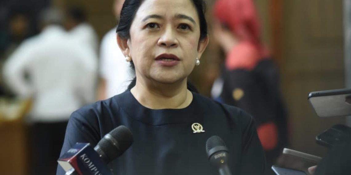 Ketua DPR RI Puan Maharani usai menerima audiensi KSPSI pimpinan Andi Gani Nena Wea dan sejumlah perwakilan KSPI di Gedung DPR RI, Senayan, Senin (22/9/2025). Foto: DPR