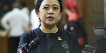 Ketua DPR RI Puan Maharani usai menerima audiensi KSPSI pimpinan Andi Gani Nena Wea dan sejumlah perwakilan KSPI di Gedung DPR RI, Senayan, Senin (22/9/2025). Foto: DPR