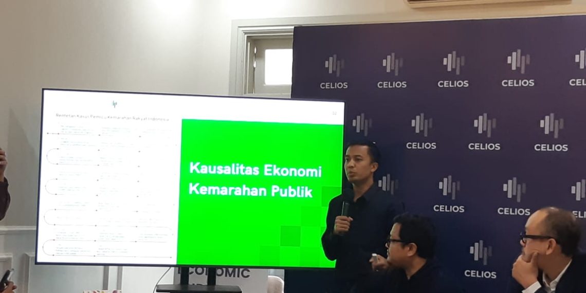 Direktur Kebijakan Fiskal Celios, Media Wahyudi Askar di Jakarta, Kamis (4/9).