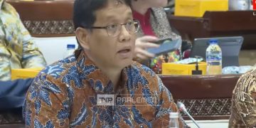 Menteri Keuangan (Menkeu) Purbaya Yudhi Sadewa dalam rapat kerja di DPR. (Tangkapan layar YouTube TVR Parlemen: Julian)