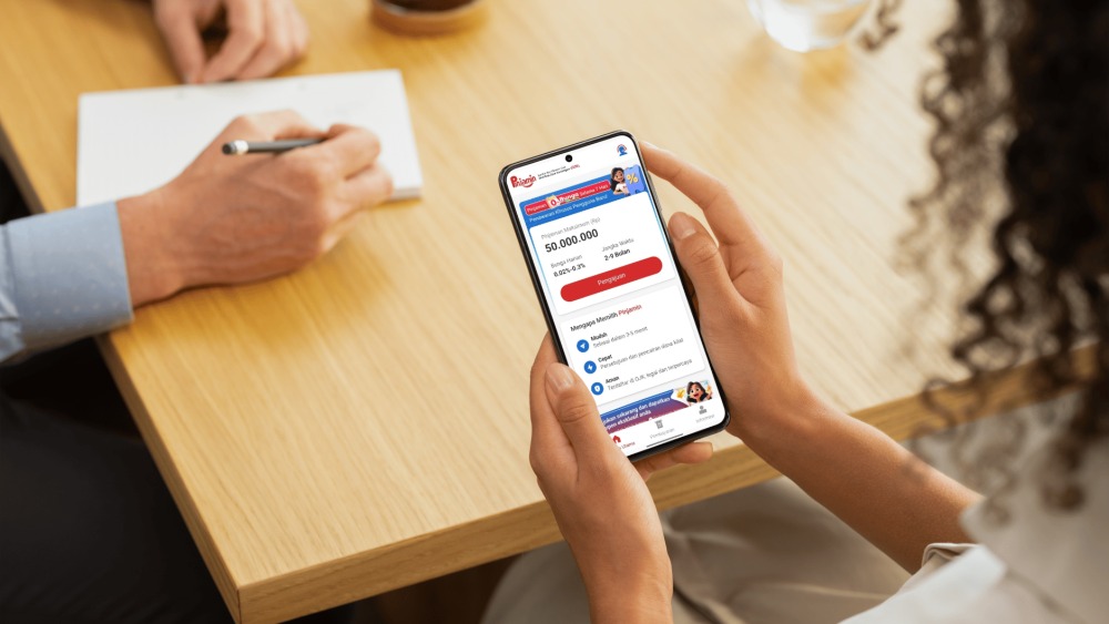 Ilustrasi - Aplikasi Pinjamin.