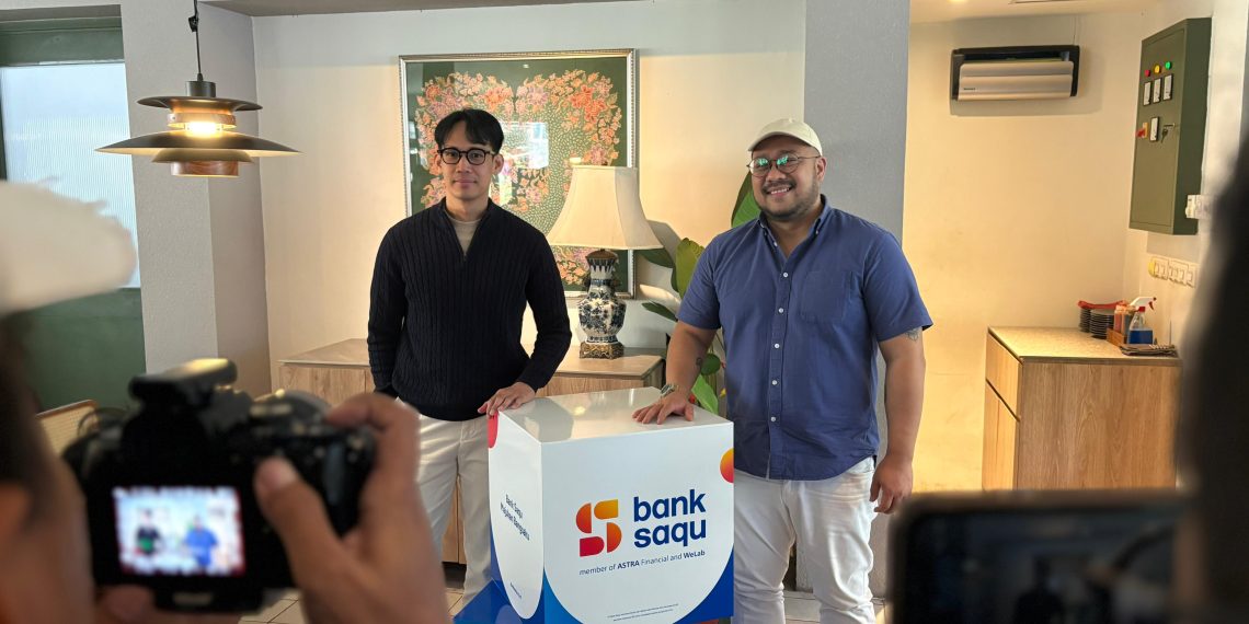 Head of Marketing & Branding Bank Saqu Willy Apriando (kanan). Foto : M.Ibrahim