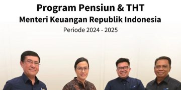 Penyerahan Manfaat Program Pensiun dan THT Menteri Keuangan Sri Mulyani
