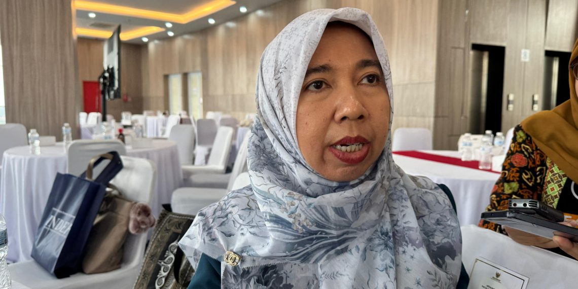 Kepala CSED-INDEF, Nur Hidayah, ditemui usai acara Tasyakuran Milad 1 Tahun CSED-INDEF, di Jakarta, Kamis, 18 September 2025