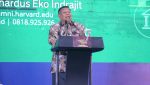 Pengamat teknologi informasi, Richardus Eko Indrajit dalam Members Meeting ATM Bersama 2025 di Manado, yang diselenggarakan PT Artajasa Pembayaran Elektronis (Artajasa) bersama Infobank Media Group, Jumat, 19 September 2025. (Foto: Zaenal Abdurrani)