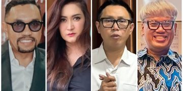 Ahmad Sahroni, Nafa Urbach, Eko Patrio dan Uya Kuya. (Kolase Foto: Instagram/Julian)