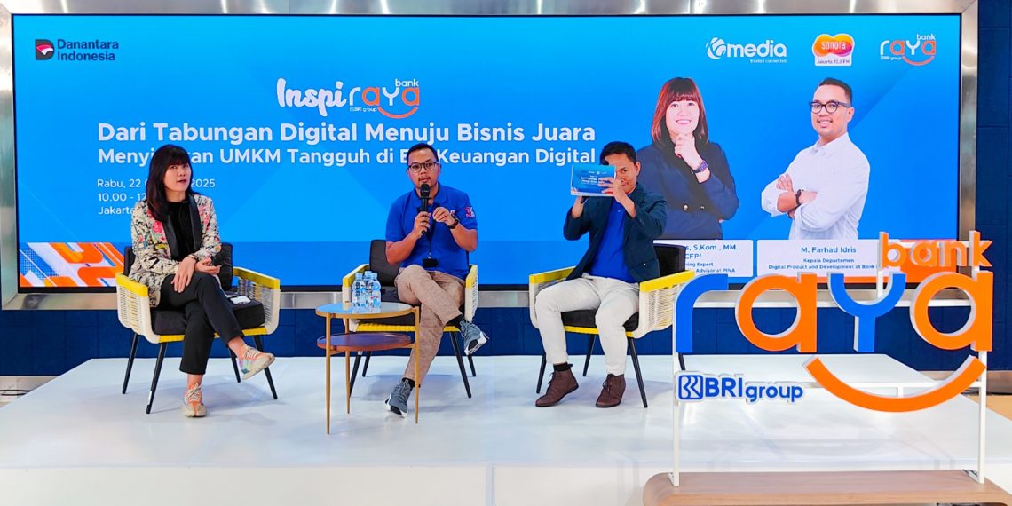 Konferensi pers kegiatan Inspiraya “Dari Tabungan Digital Menuju Bisnis Juara: Menyiapkan UMKM Tangguh di Era Keuangan Digital”. (Foto: Istinewa)