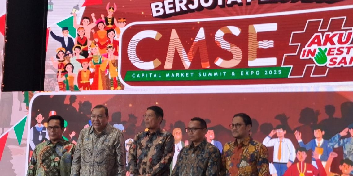 PT Bursa Efek Indonesia (BEI) menggelar Capital Market Summit and Expo (CMSE) 2025 di Main Hall BEI, Jakarta, 17-18 Oktober 2025. (Foto: Khoirifa)