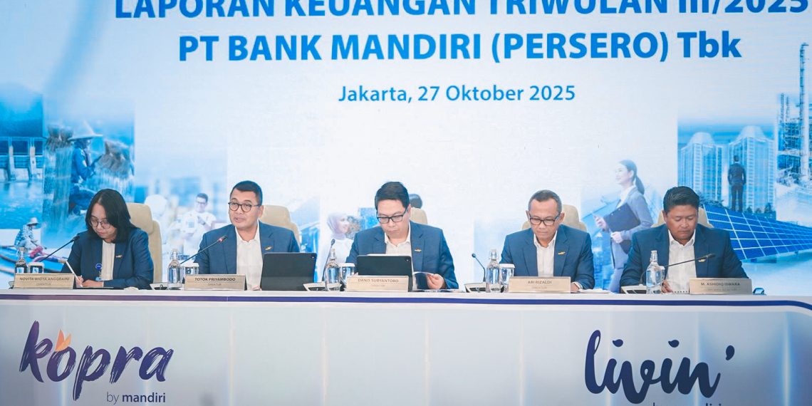 Kinerja Solid Kuartal III 2025, Bank Mandiri Perkokoh Peran sebagai Penggerak Pertumbuhan Ekonomi Nasional