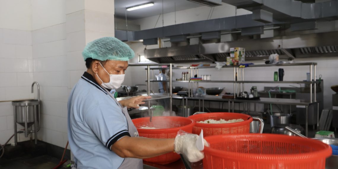 Salah satu dapur MBG yang menjaga kebersihan mutu makanan