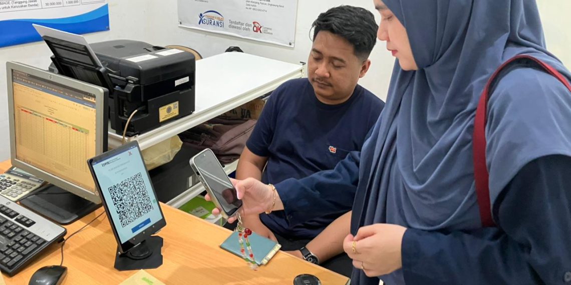 QRIS Cross Border Bank Kalbar. (Foto: Istimewa)