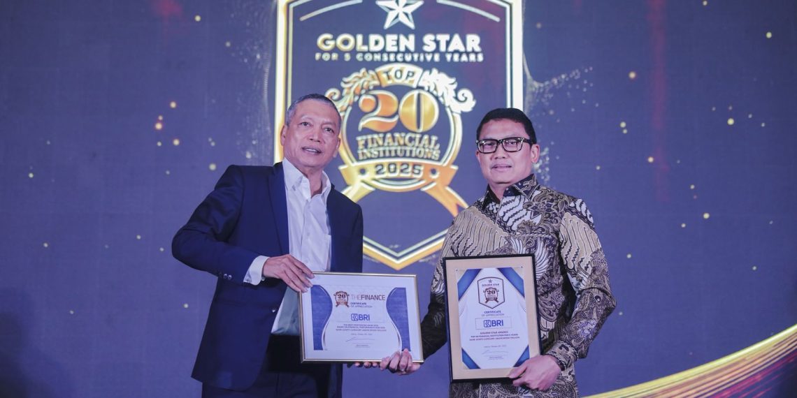 BRI Penghargaan The Finance