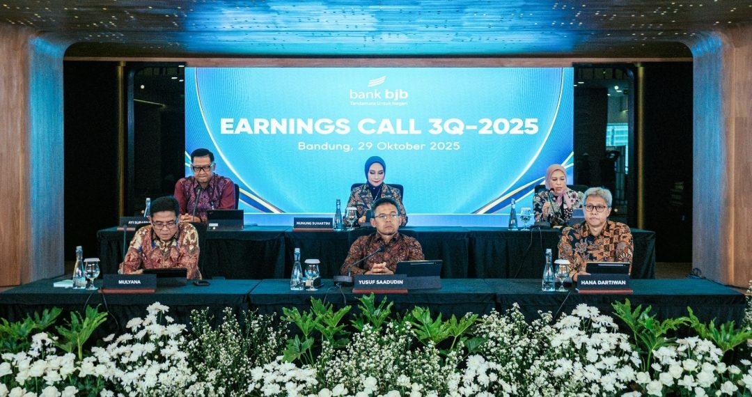 Pimpinan Bank BJB pada Rabu, 29 Oktober 2025, memaparkan kinerja sepanjang 2025 yang menyatakan pencapaian kinerja yang baik dan fokus pada pertumbuhan berkelanjutan. (Foto: istimewa)