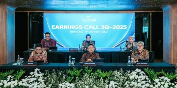 Pimpinan Bank BJB pada Rabu, 29 Oktober 2025, memaparkan kinerja sepanjang 2025 yang menyatakan pencapaian kinerja yang baik dan fokus pada pertumbuhan berkelanjutan. (Foto: istimewa)