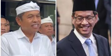 Gubernur Jawa Barat Dedi Mulyadi dan Menteri Keuangan Purbaya Yudhi Sadewa.