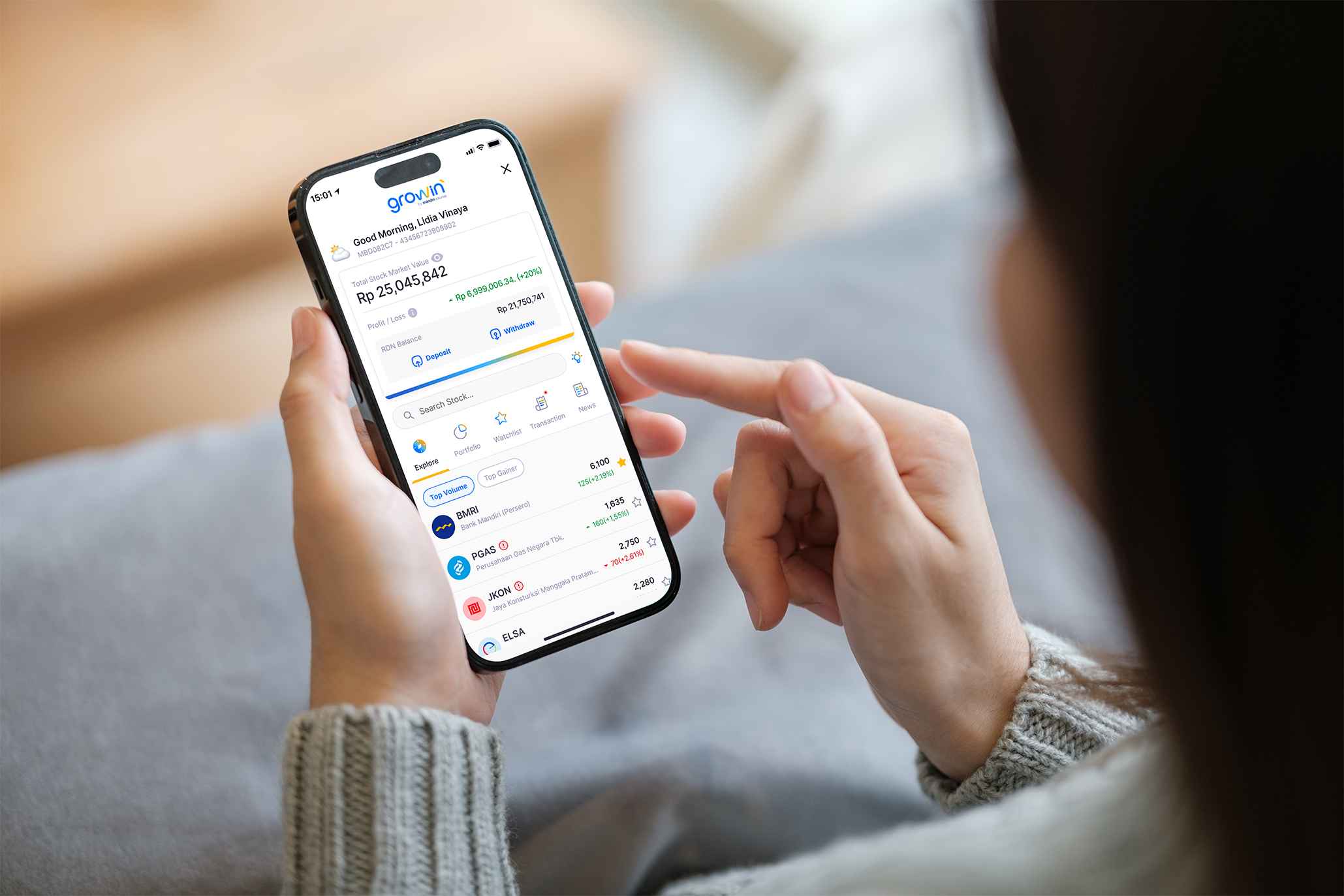 Ilustrasi - Growin' Mandiri Sekuritas. (Foto: Dok. Mandiri Sekuritas)