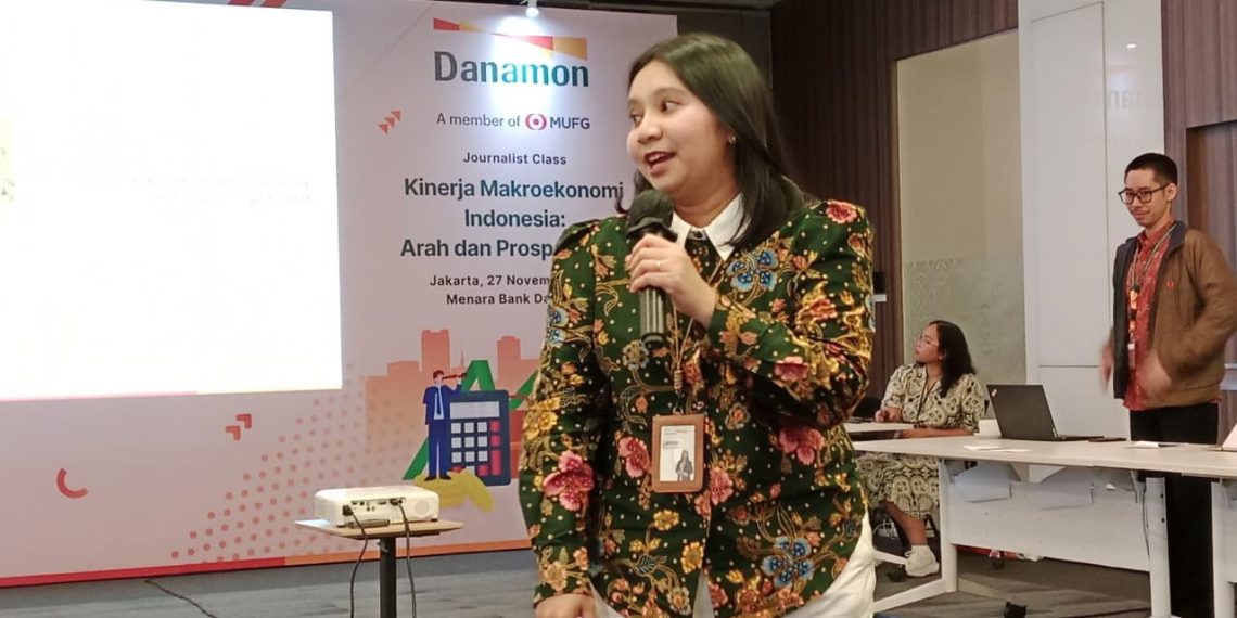 Hossiana Evalita Situmorang, Economist, Bank Danamon. (Foto: M. Adrianto Sukarso)