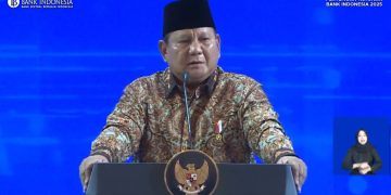 Hadiri PTBI 2025, Prabowo Klaim Ekonomi RI Tumbuh Menjanjikan