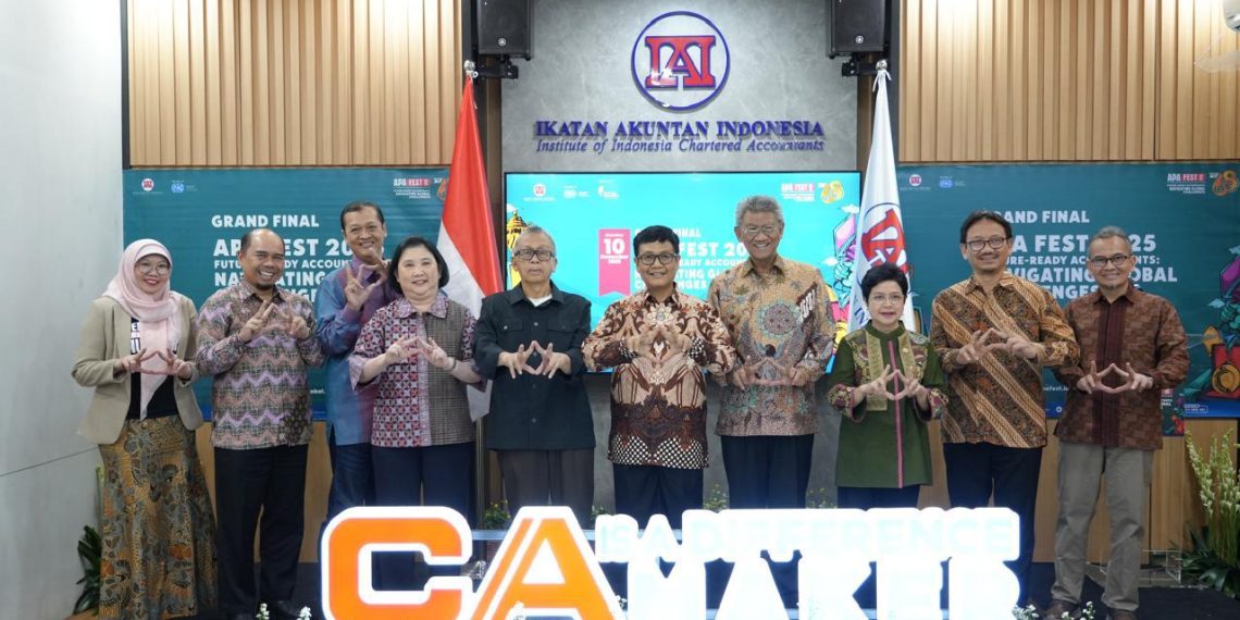 Ikatan Akuntan Indonesia (IAI) dalam peringatan International Accounting Day, yang dirangkaikan dengan Grand Final Aspiring Professional Accountants Festival (APAFest) 2025. (Foto: Istimewa)