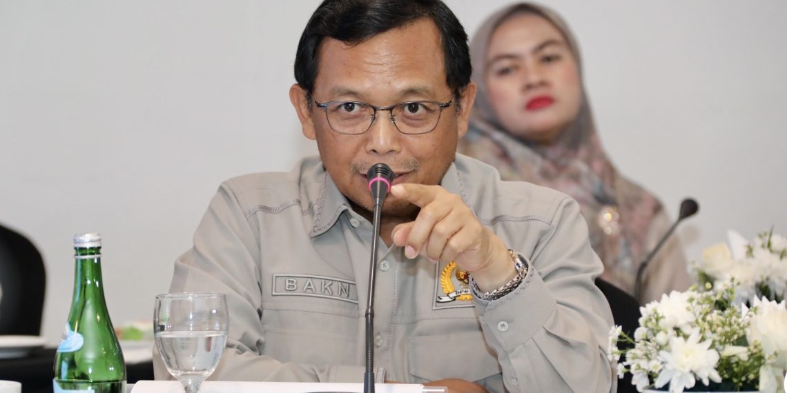 Wakil Ketua Badan Akuntabilitas Keuangan Negara (BAKN) DPR RI, Herman Khaeron saat Kunjungan Kerja Spesifik BAKN DPR RI di Pangkal Pinang, Provinsi Kepulauan Bangka Belitung, Kamis, (27/11/2025). Foto : DPR