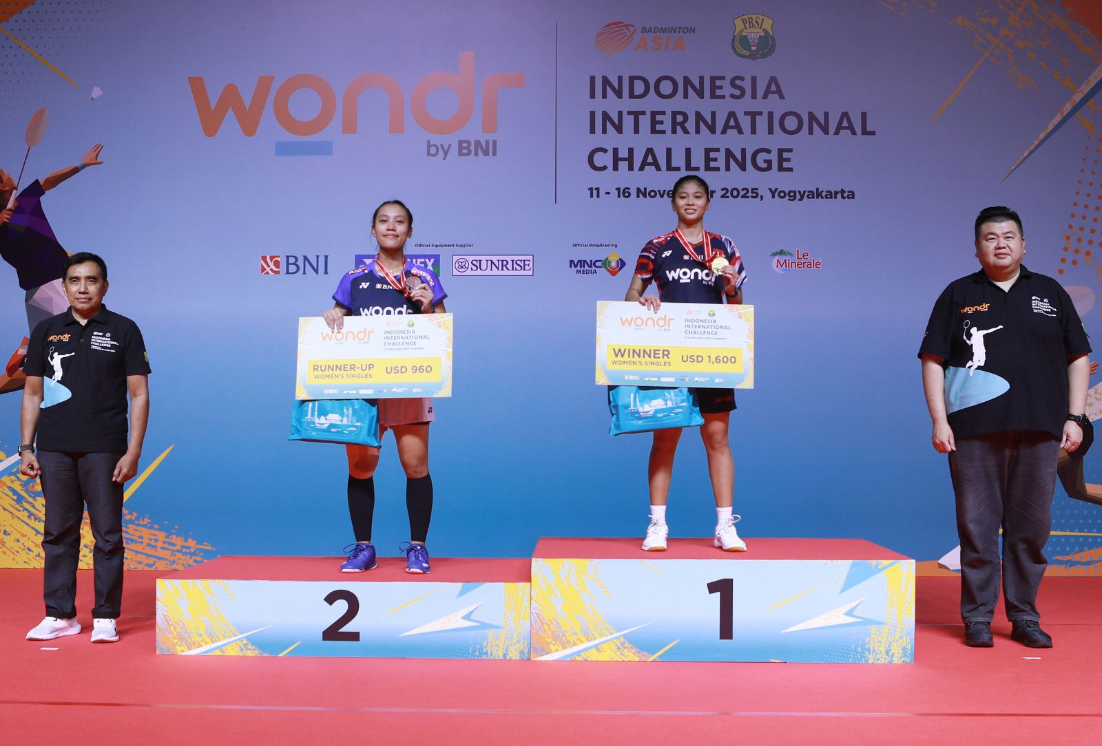 Indonesia Kuasai Podium wondr by BNI International Challenge
