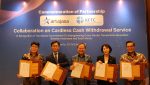 Kolaborasi regional Indonesia-Korea Selatan melalui inovasi layanan tarik tunai tanpa kartu lintas negara. (Foto: