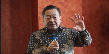 Ketua Umum Asosiasi Sistem Pembayaran Indonesia (ASPI), Santoso, dalam acara Infobank Institute bertajuk Digital Payment & Security Outlook 2026-2030: Trends, Competitive Landscape and Forecast Insight, Kamis, 20 November 2025. (Foto: Zaenal Abdurrani)