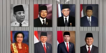 Presiden Indonesia dari pertam sampai sekarang. (Foto: Istimewa)