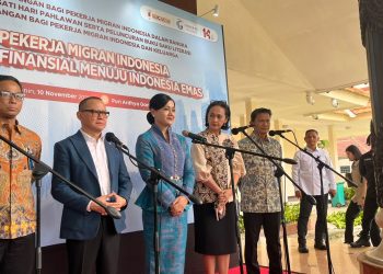 Konferensi Pers Edukasi Keuangan bagi PMI