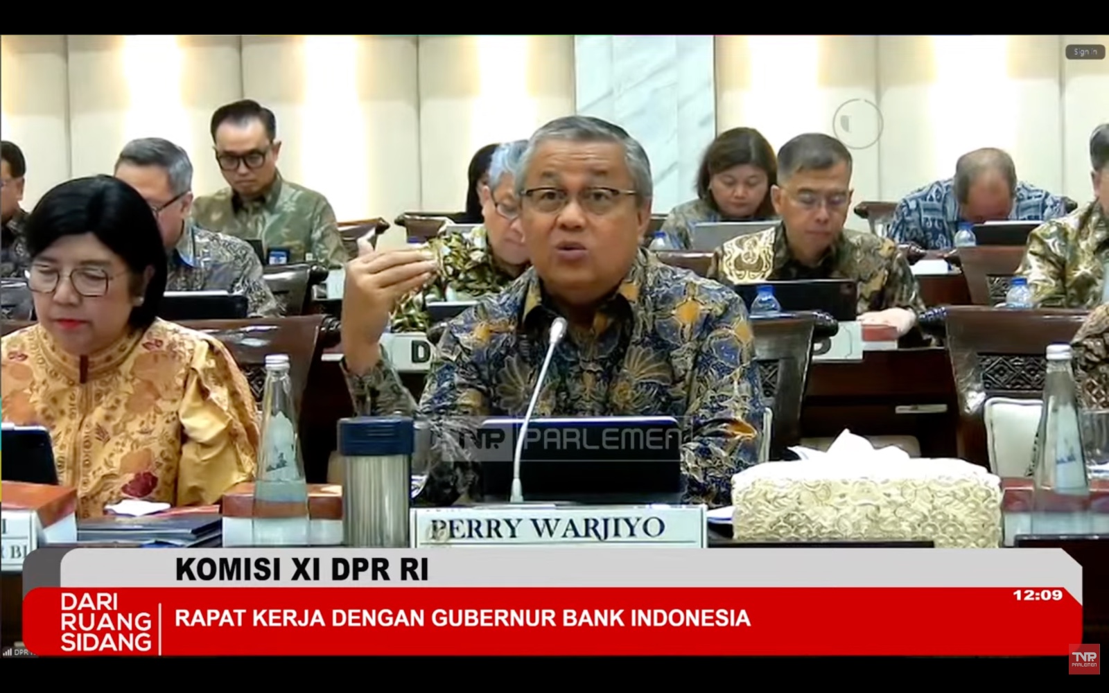 Gubernur Bank Indonesia (BI), Perry Warjiyo